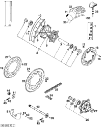 Rear Wheel Damped