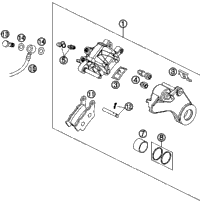Brake Caliper Rear