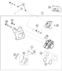 Brake Caliper Rear