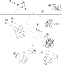 Brake Caliper Rear