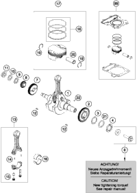 Crankshaft, Piston