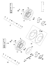 Front - And Rear Wheel