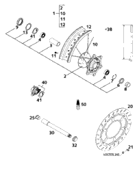 Front Wheel Lc4-E Supermoto