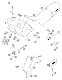Tank, Seat, Cover