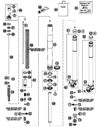 Front Fork, Disassembled