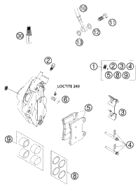 Brake Caliper Front