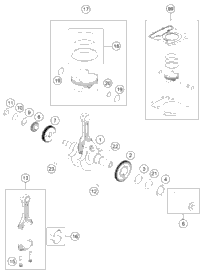 Crankshaft, Piston