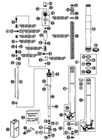 Front Fork Disassembled