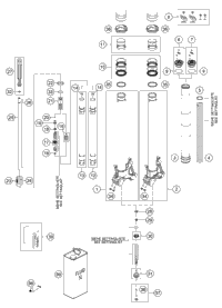 Front Fork Disassembled
