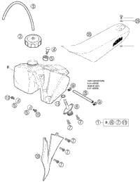 Tank, Seat, Cover