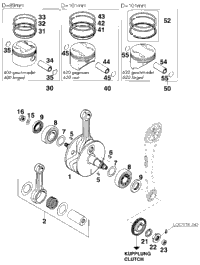 Crankshaft, Piston