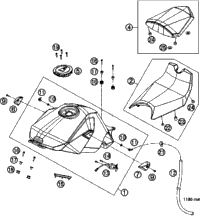 Tank, Seat, Cover