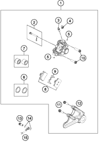 Rear Brake Caliper
