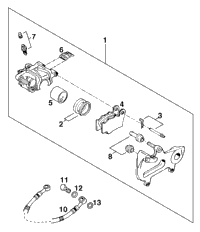 Brake Caliper Rear