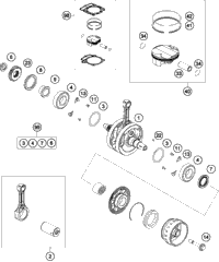 Crankshaft, Piston