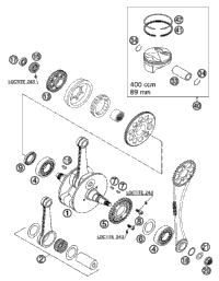 Crankshaft, Piston