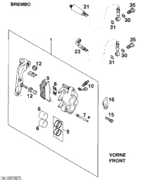 Brake Caliper Front