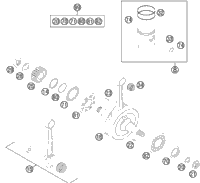 Crankshaft, Piston