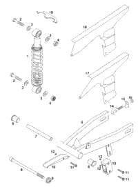 Swingarm, Shock Absorber