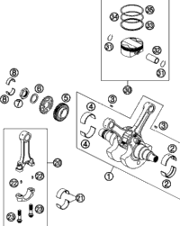 Crankshafft, Piston