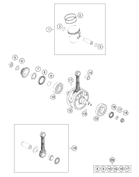 Crankshaft, Piston