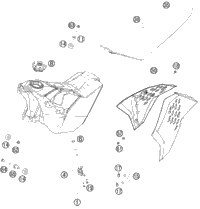 Tank, Seat, Cover