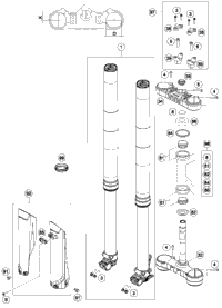 Front Fork, Triple Clamp