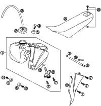 Tank, Seat, Cover