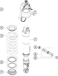 Shock Absorber Disassembled