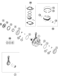 Crankshaft, Piston