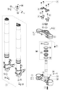 Front Fork, Triple Clamp