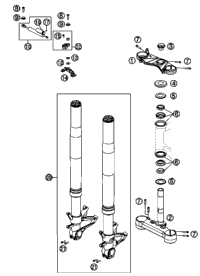Front Fork, Triple Clamp