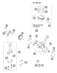 Crankshaft, Piston