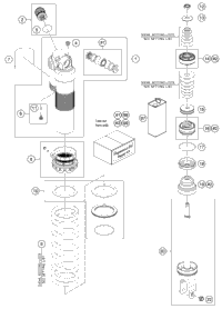 Shock Absorber Disassembled