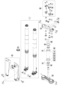 Front Fork, Triple Clamp