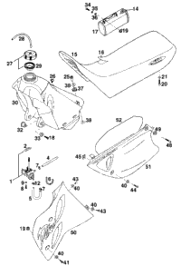 Tank Seat Side Cover