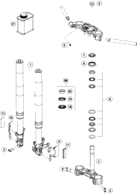 Front Fork, Triple Clamp