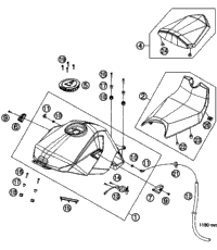 Tank, Seat, Cover