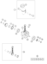 Crankshaft, Piston