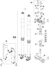 Front Fork, Triple Clamp