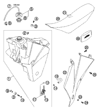 Tank, Seat, Cover