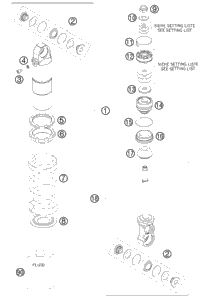 Shock Absorber Disassembled
