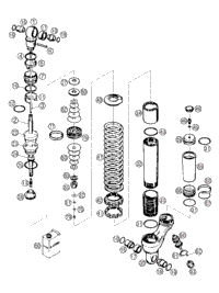 Shock Absorber Wp Disassembled