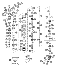 Shock Absorber Disassembled
