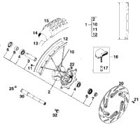 Front Wheel Sx