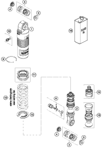 Shock Absorber Disassembled