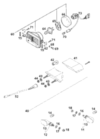 Rear Light, Head Light, Flasher