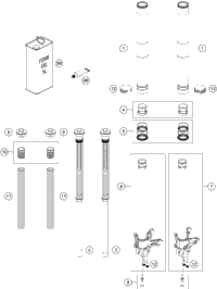 Front Fork Disassembled