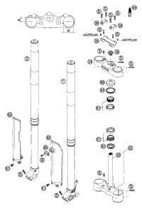 Front Fork White Powder Usd