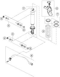 Shock Absorber Disassembled